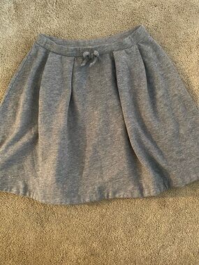 Crewcuts Gray Pleated Circle Skirt